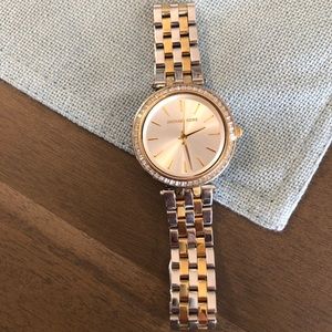 Two tone Michael Kors watch